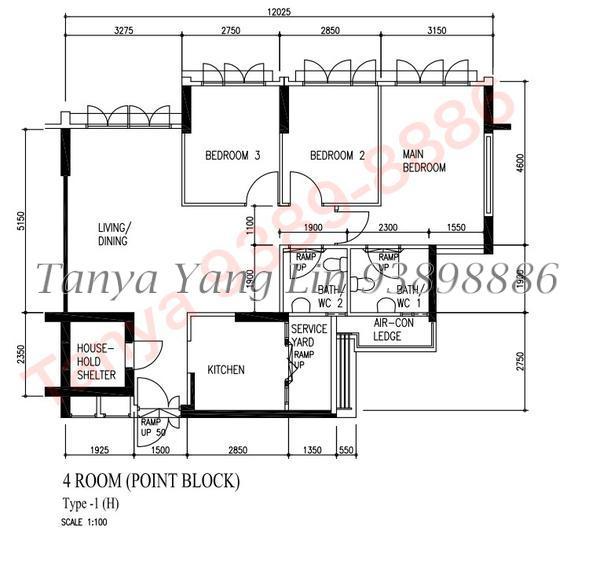 Blk 458 Yishun Avenue 11 (Yishun), HDB 4 Rooms #145514212